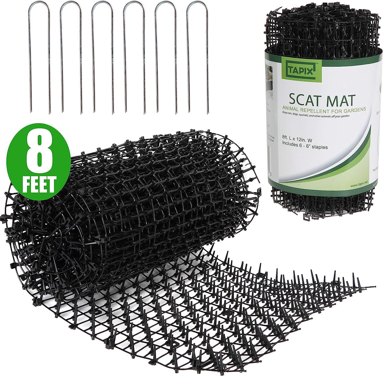 Tapix Anti-cat Network Cat Scat Mat with Spikes Digging Stopper - Cat Deterrent Mat for Indoor an... | Amazon (US)