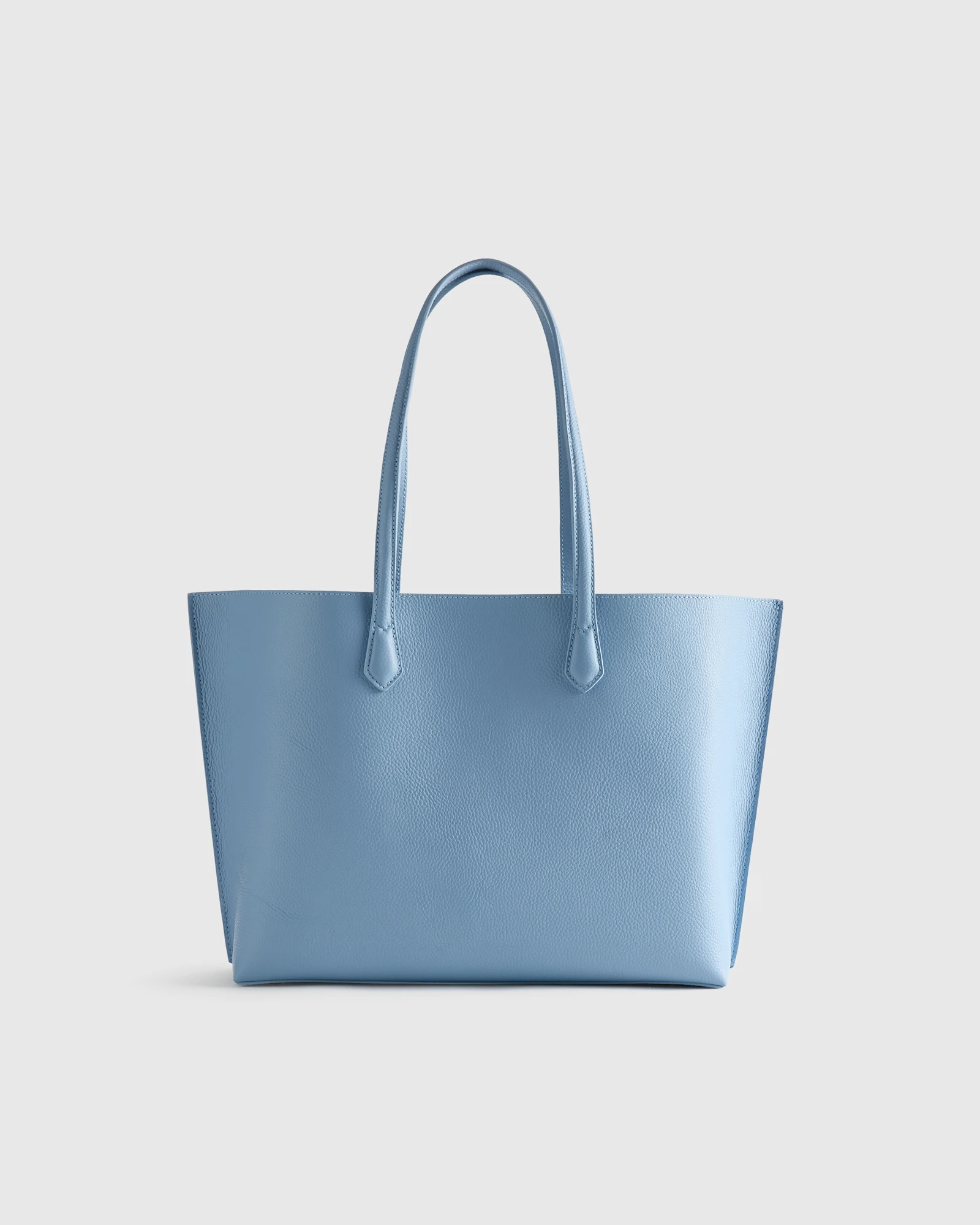 Italian Leather Triple Compartment Shopper Tote | Quince