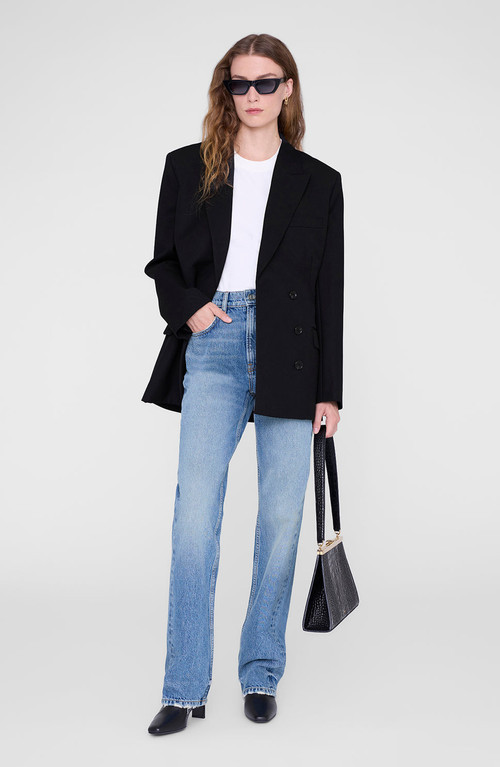 ANINE BING Aretha Blazer in Black at Nordstrom, Size Small | Nordstrom