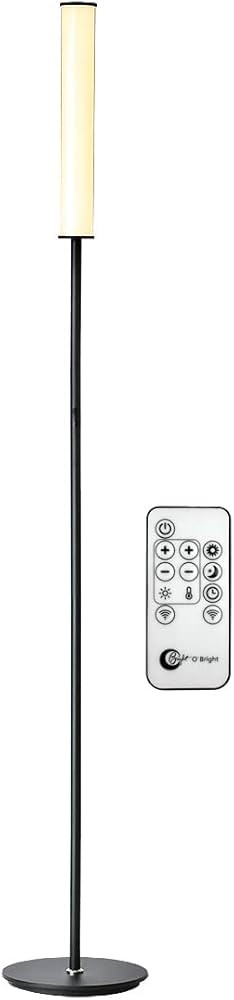 O’Bright LED Cylinder Floor Lamp with Remote Control, Full Range Dimming, Adjustable Color Temp... | Amazon (US)
