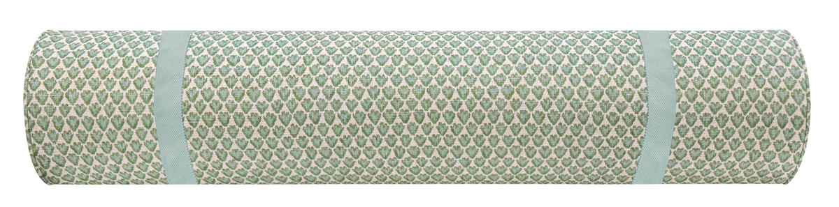 THE BOLSTER :: SISSY PRINT // SPA BLUE + TAPE TRIM | LITTLE DESIGN LLC