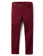 Boys Uniform Woven Stretch Skinny Chino Pants | The Children's Place | The Children's Place