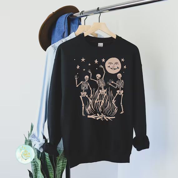 Halloween Sweatshirt Witchy Shirt Halloween Crewneck Pastel - Etsy | Etsy (US)