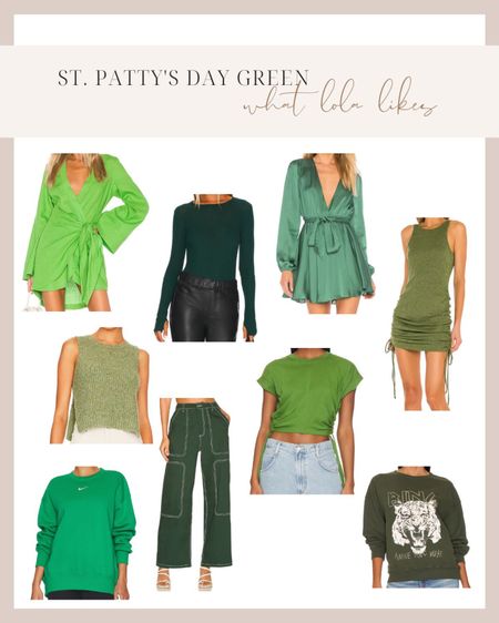Get your St. Patrick’s Day green on! These are some of my favorite green picks from Revolve!

#StPatricksDay #green

#LTKstyletip #LTKFind #LTKSeasonal