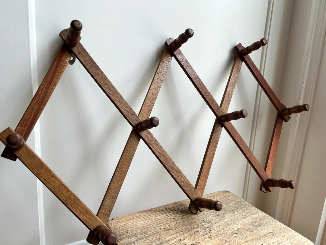 Vintage Accordion Peg Rail | Etsy (US)