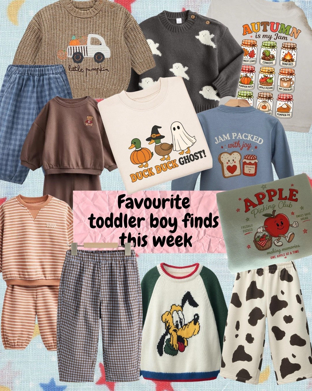 Another week of amazing toddler boy finds from a range of places - both Highstreet and small businesses! I’ve linked what I’m able to! #toddlerclothes #toddlerstyle #toddleroutfit #toddlerboy #toddlerboyclothes #boyclothes

#LTKbaby #LTKkids