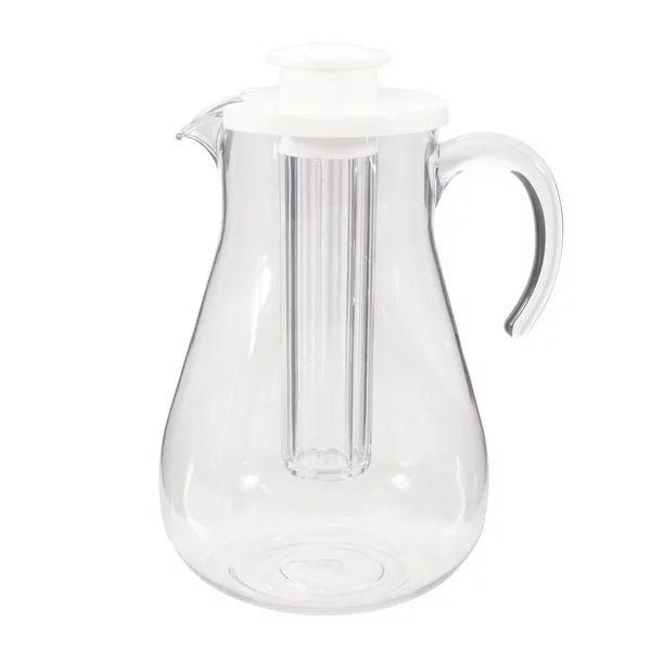 Mainstays 3-Quart Plastic Water Pitcher with Lid and Removeable Rod for Ice Core, Clear | Walmart (US)