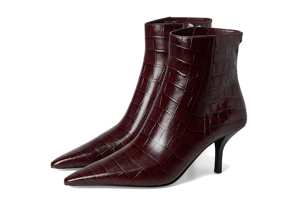 MICHAEL Michael Kors Selina Heeled Bootie Women's Boots Oxblood : 5.5 M, Synthetic | Zappos