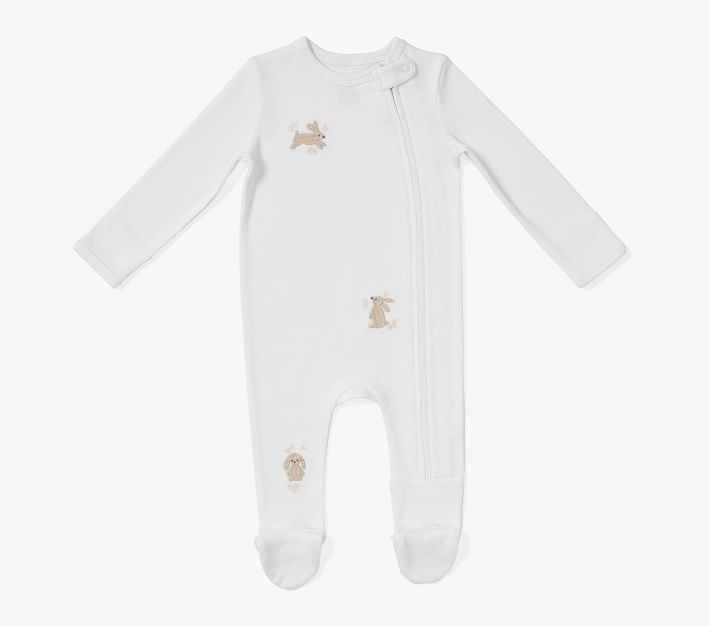 Pima Cotton Bunny Nursery Pajama | Pottery Barn Kids