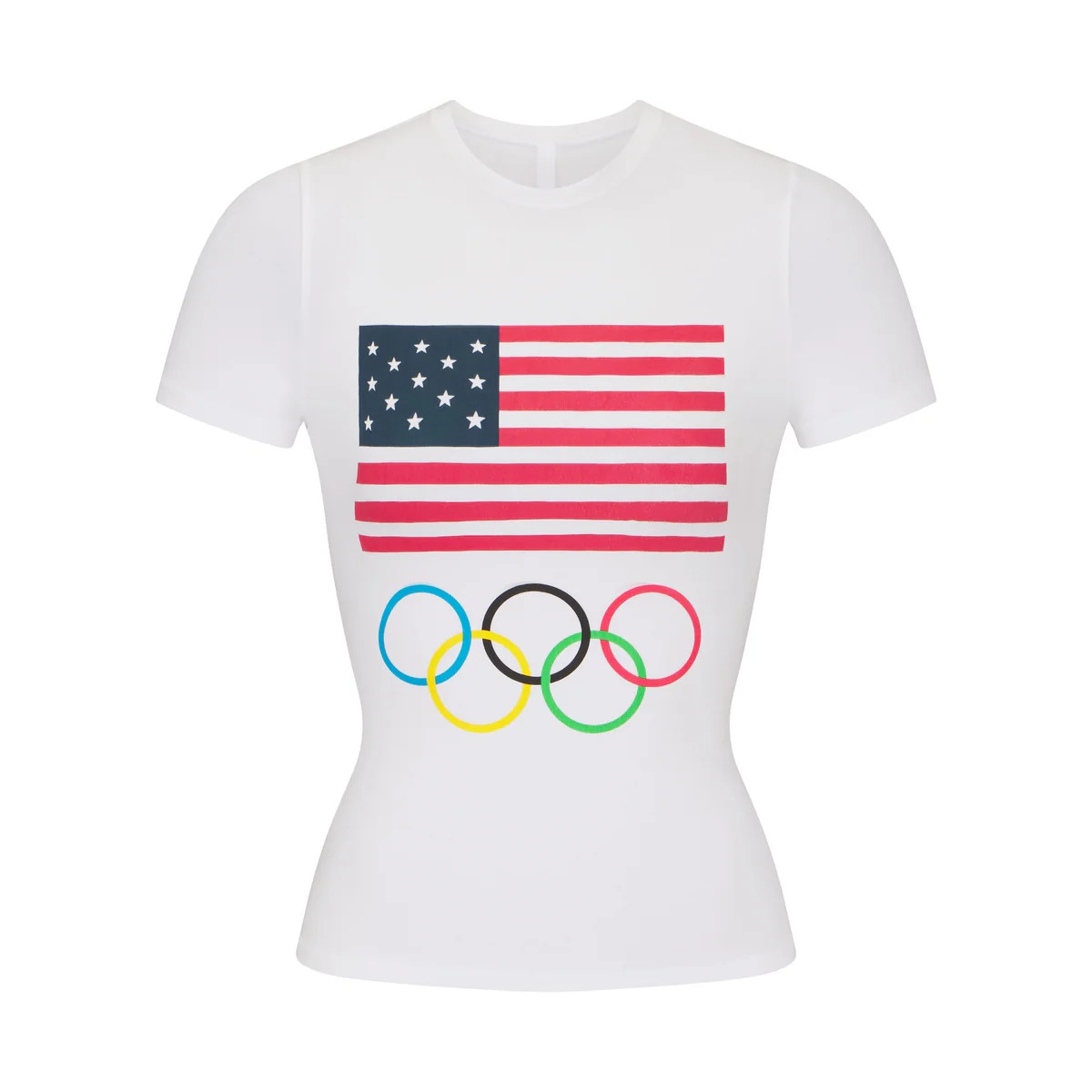 COTTON JERSEY OLYMPIC T-SHIRT | SKIMS (US)