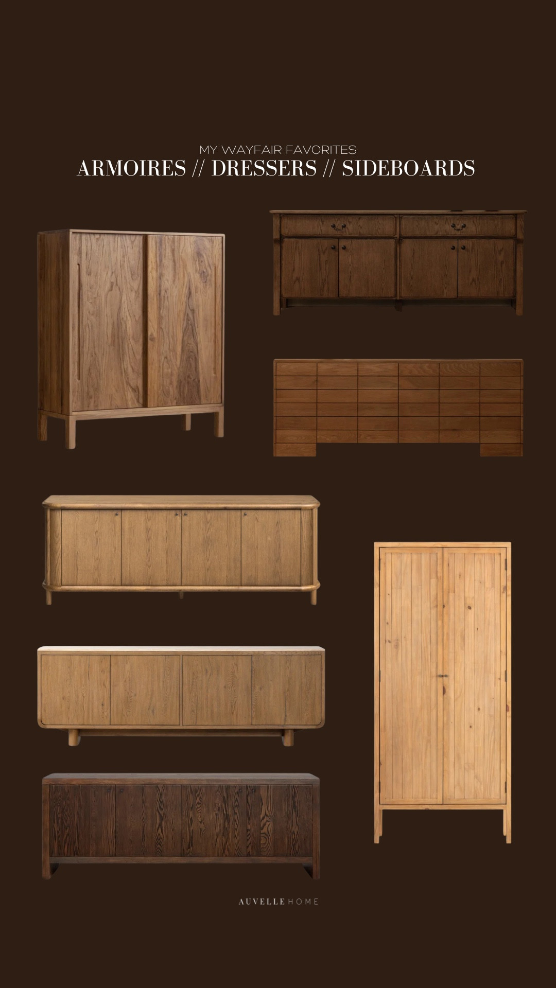 29 storage pieces — dressers, armoires + sideboards 

#wayday #wayfair