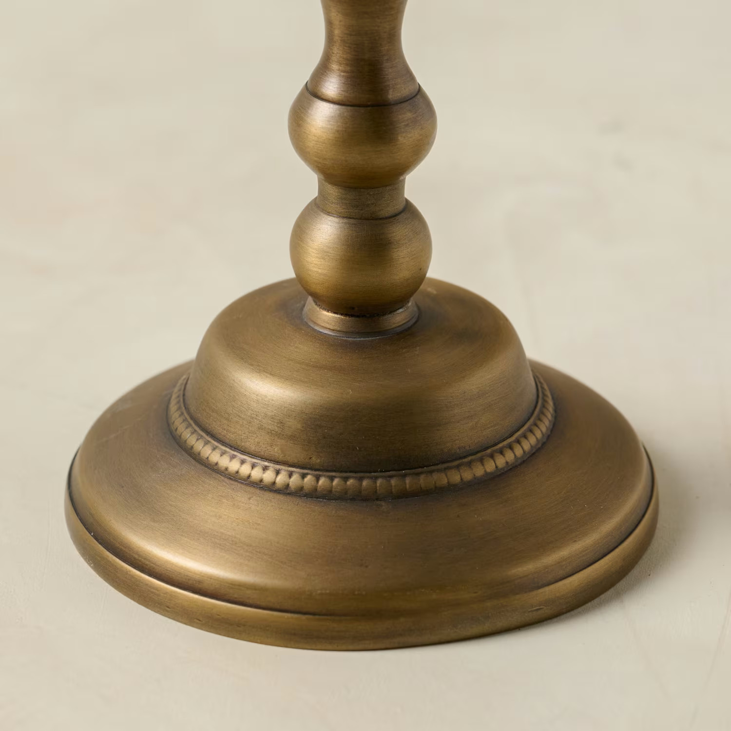 Anna Antique Brass Taper Holder | Magnolia