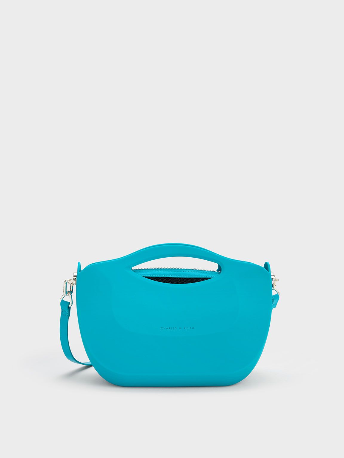 Cocoon Curved Handle Bag
 - Blue | Charles & Keith UK