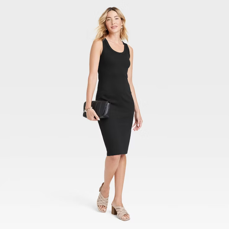 Women's Ribbed Midi T-Shirt Dress - Universal Thread™ | Target