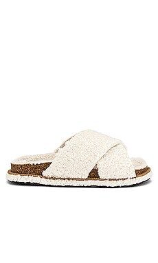 Free People So Soft Sidelines Faux Fur Footbed in Ivory from Revolve.com | Revolve Clothing (Global)