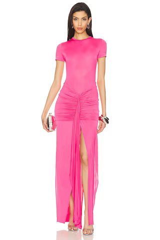 Mother of All Viola T-shirt Jersey Dress in Fuschia from Revolve.com | Revolve Clothing (Global)