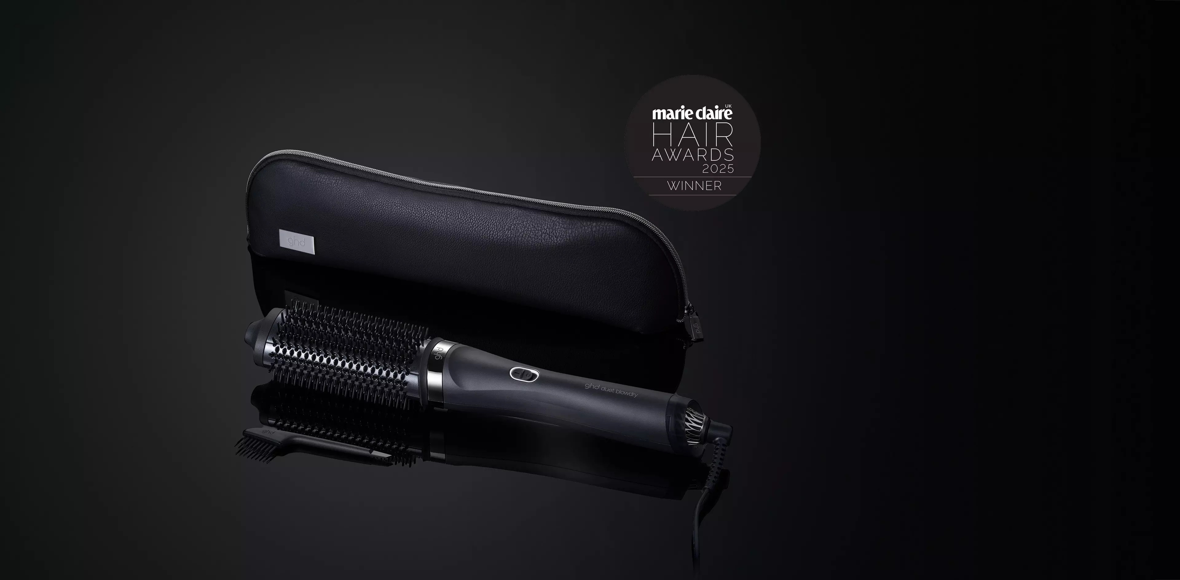 ghd Duet Blowdry In Black | 2-in-1 Hair Dryer Brush| ghd official | ghd (UK)