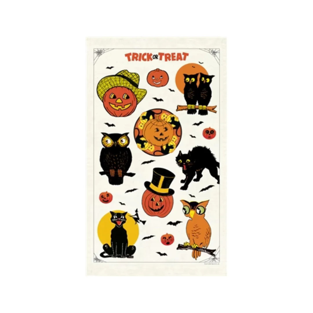 Halloween Tea Towel | Pink Antlers