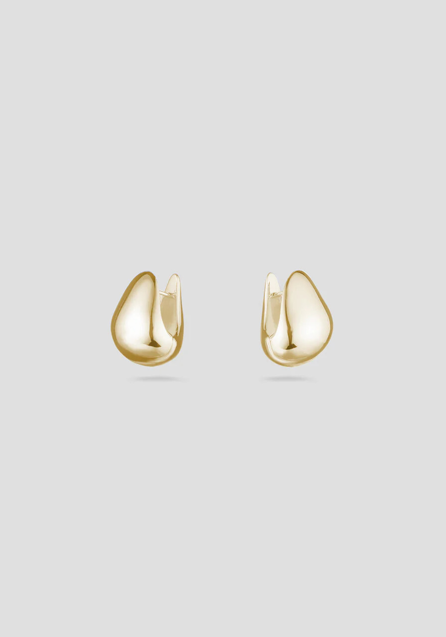 Teardrop Clamshell Earrings | Viktoria & Woods