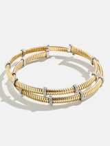 Eve Cuff Bracelet - Gold/Pavé | BaubleBar (US)