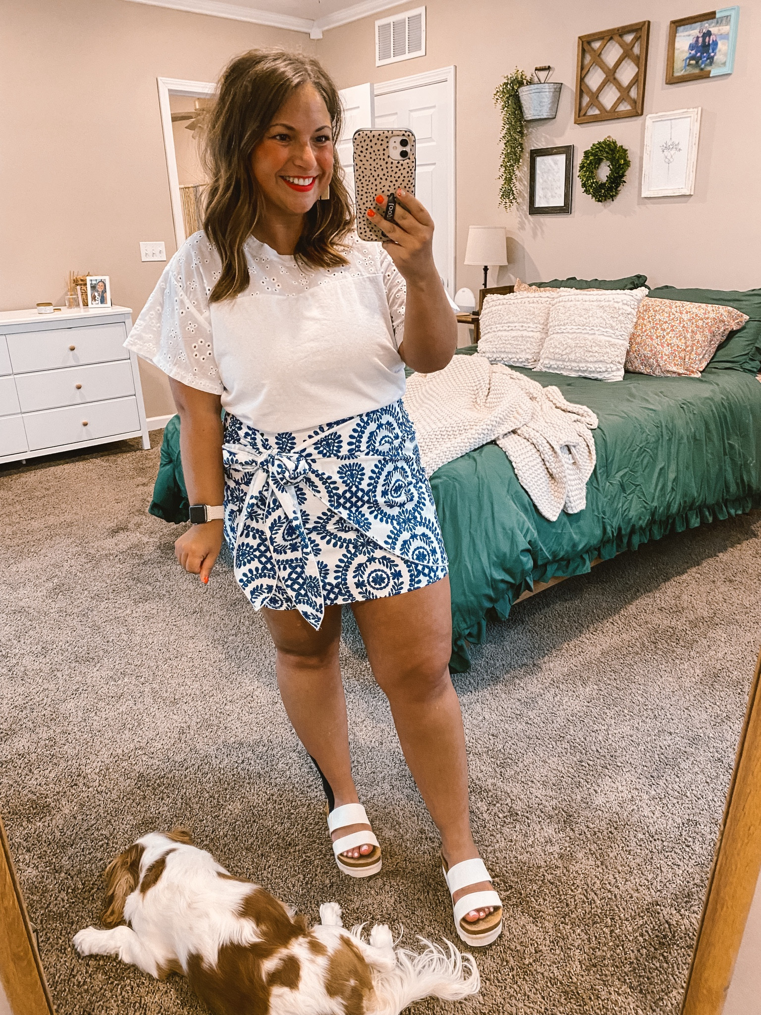 ON SALE

This Amazon skirt is pretty out of my comfort zone, but I surprised myself with how much I liked it paired with this Walmart eyelet tee. This would be a darling outfit for a summer vacation!

sandals: fit true to size // wearing a 5
skort: fits small // wearing a large (fits like a medium)
tee: fits true to size // wearing a large

#LTKStyleTip #LTKSaleAlert #LTKFindsUnder50