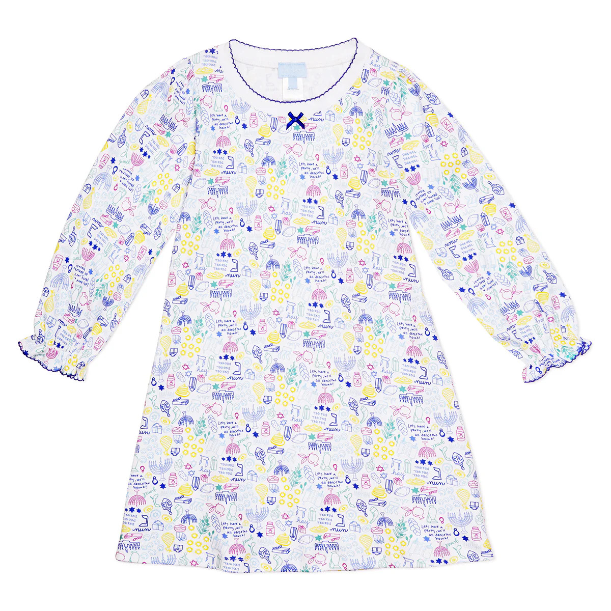 Hanukkah Girls Tess Lounge Girls Dress | Joy Street Kids LLC
