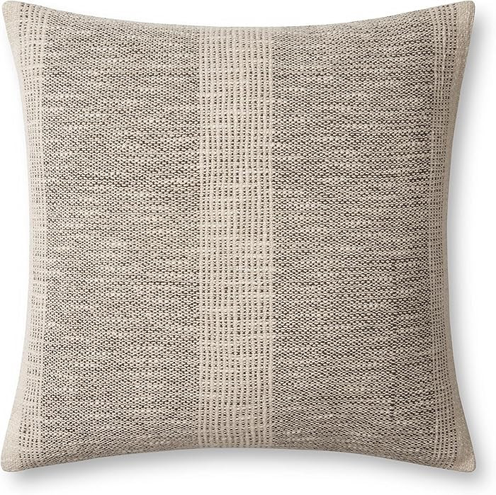 Loloi Angela Rose x Dusk Collection PAR0005 Charcoal/Ivory 18'' x 18'' Cover Only Pillow | Amazon (US)