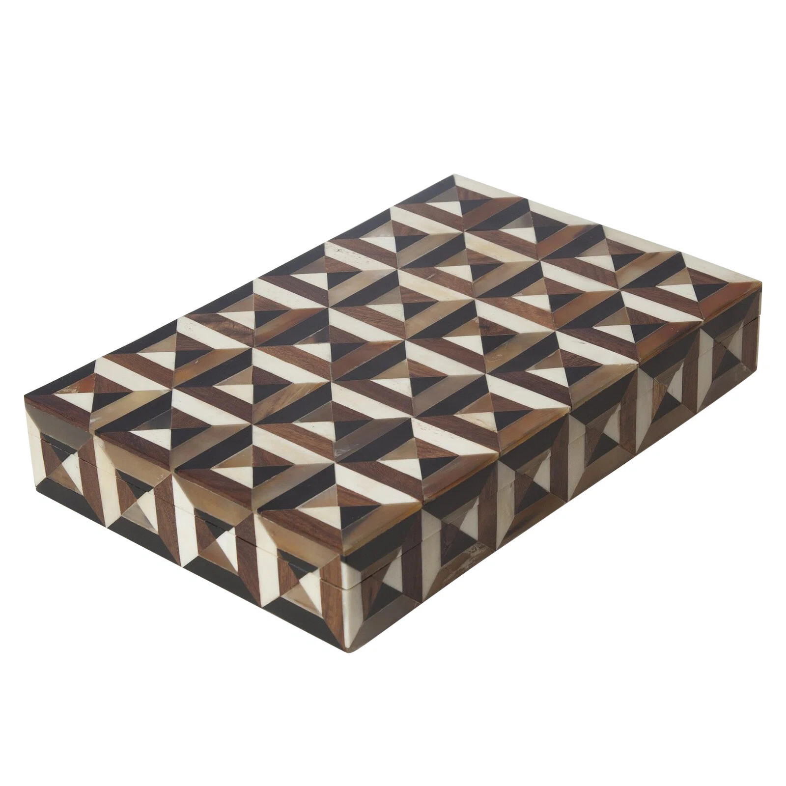 Triangle Marquetry Box-Sm | Wayfair North America
