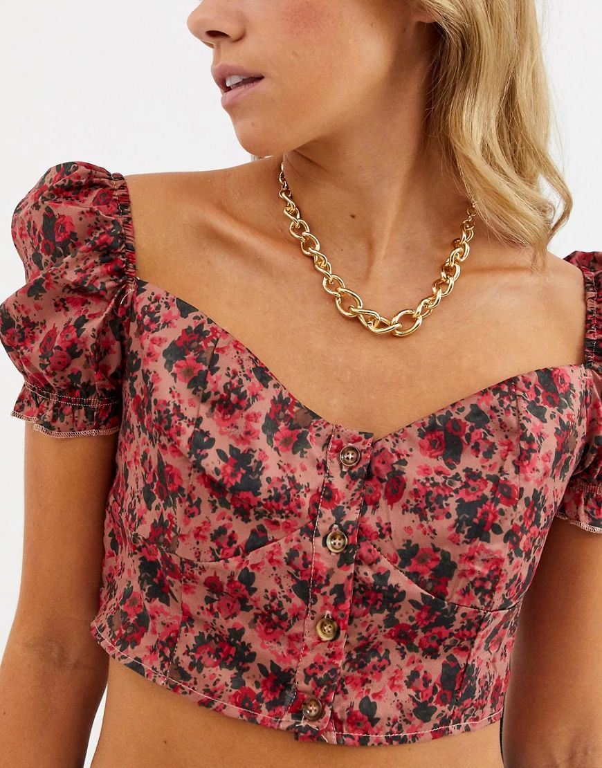 DesignB London chunky gold chain necklace | ASOS (Global)