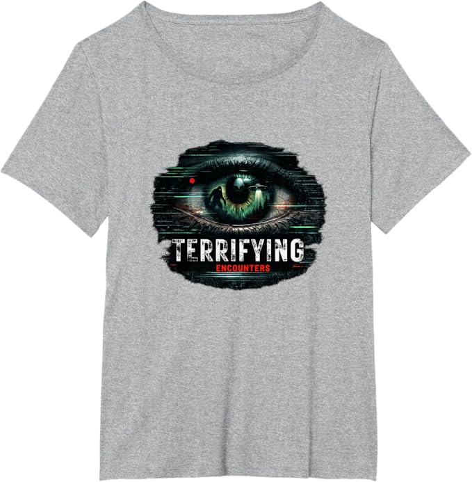 Terrifying Encounters Paranormal Horror Mystery Graphic T-Shirt | Amazon (US)
