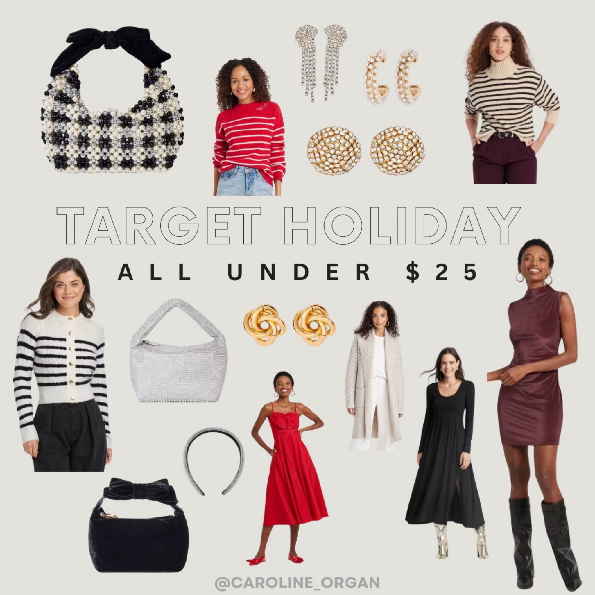 Target holiday gifts all under $25 on sale right now!! 🎯👏

#gifts #giftsforher #giftsforyou #holiday #targetpartner #holidaylooks #jewelry #dress #earrings 