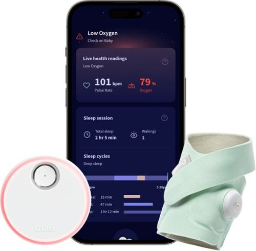 Owlet - Dream Sock Baby Monitor - Mint | Best Buy U.S.