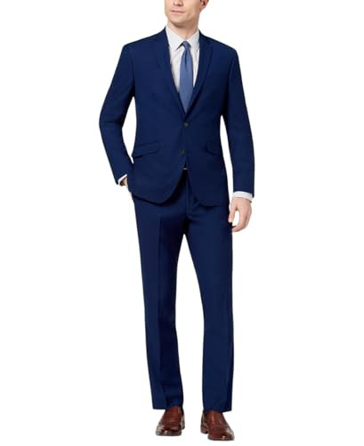 Kenneth Cole REACTION Men's Performance Fabric Slim Fit Suit | Amazon (US)
