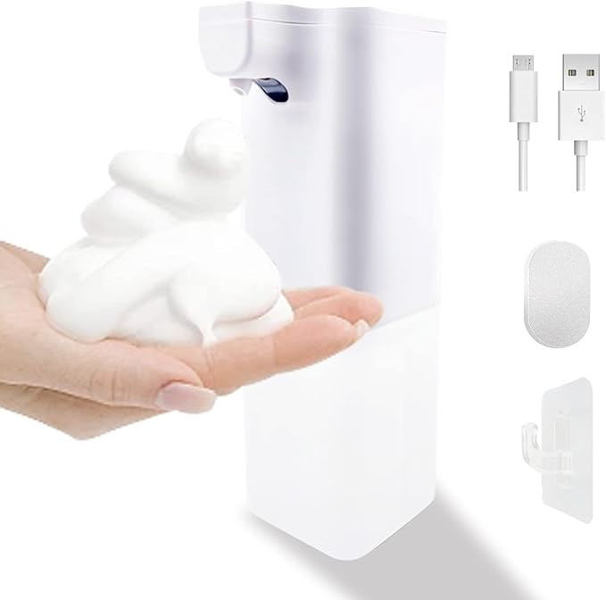 Automatic Touchless Foaming Soap Dispenser Rechargeable Electric Naomimeier Hands-Free No Touch I... | Amazon (US)