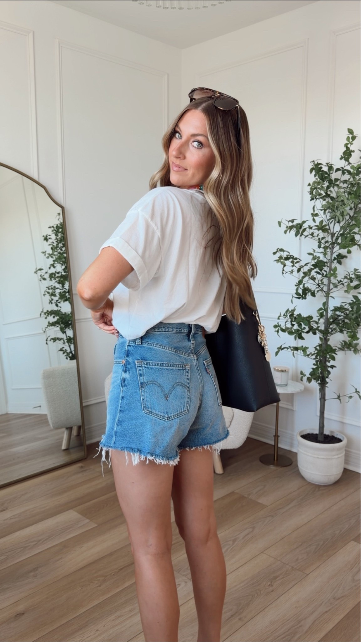 Denim shorts are 40% off! I’m wearing a 27!