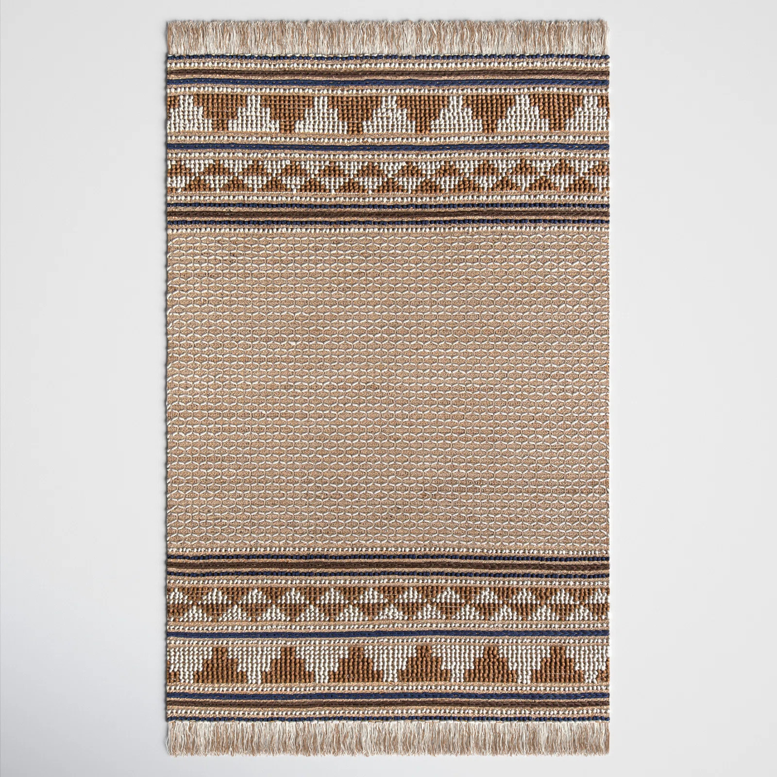 Alberta Handmade Ivory/Brown Rug | Wayfair North America
