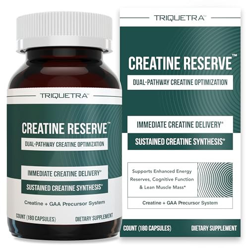 Creatine Reserve™ - Creatine Monohydrate Plus GAA for Mind, Muscle & Energy Support - Dual Pathway Delivery Creatine Supplement for Women & Men - Active B Vitamins & Taurine, Non-GMO (1 month supply) | Amazon (US)