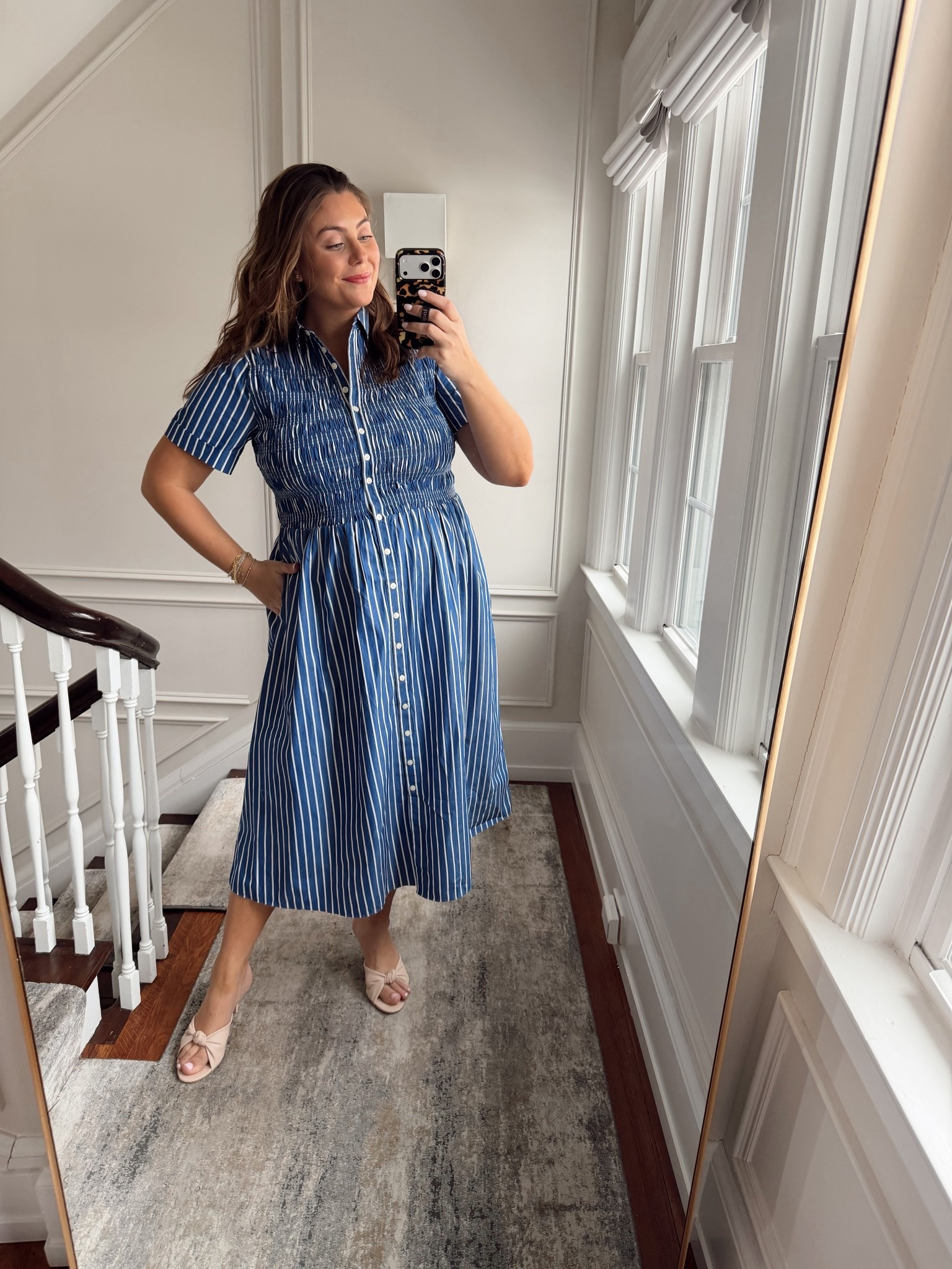 Wearing size XXL in spring dress from @jcrew 

#LTKSeasonal #LTKWorkwear #LTKMidsize