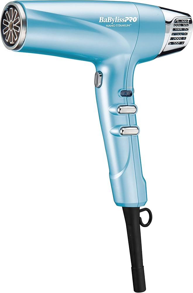 BaBylissPRO Nano Titanium Hair Dryer, Professional 2000-Watt Blow Dryer, Ionic Technology Dries Hair Faster With Less Frizz | Amazon (US)