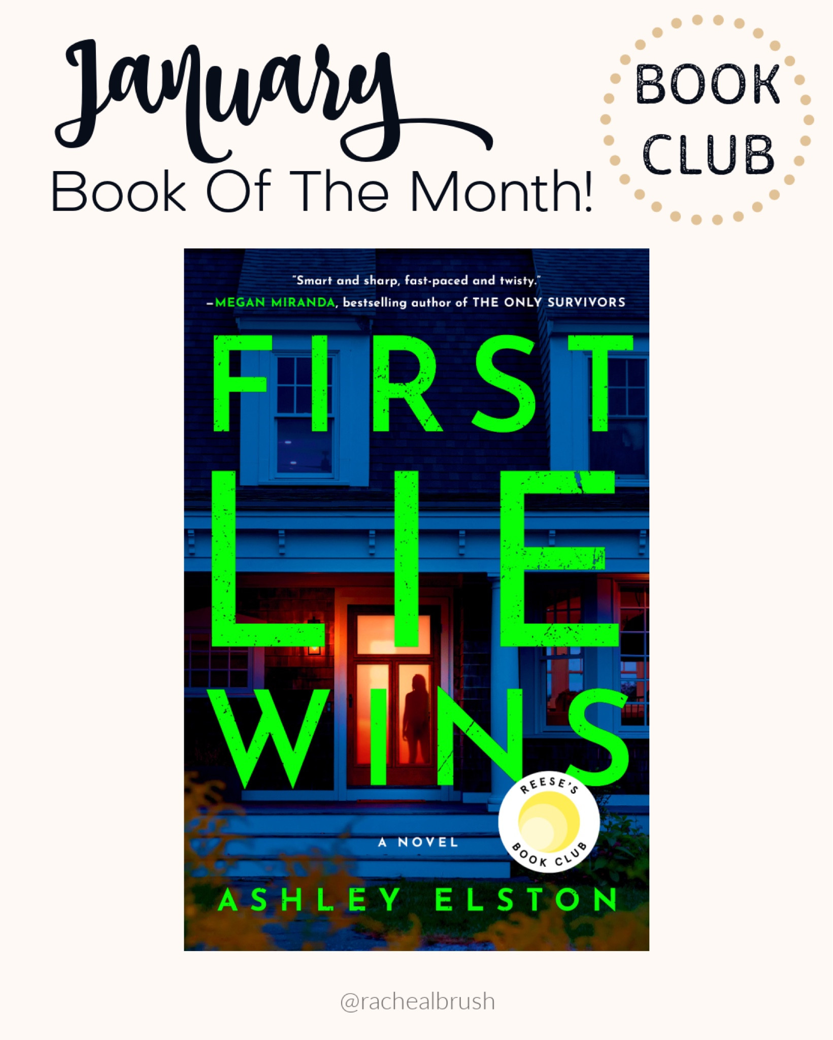 January book of the month. Book Club. First Lie Wins by Ashley Easton

#LTKGiftGuide #LTKfamily #LTKhome