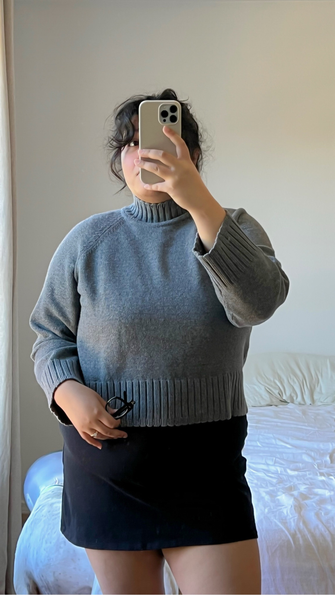 Fall outfit. Perfect transition sweater into fall. 
Gap sweater: XL regular (size up for oversized fit)
Ref dress: XL ( size down for tighter fit) #falldress #falloutfit 

#LTKSaleAlert #LTKSeasonal #LTKMidsize