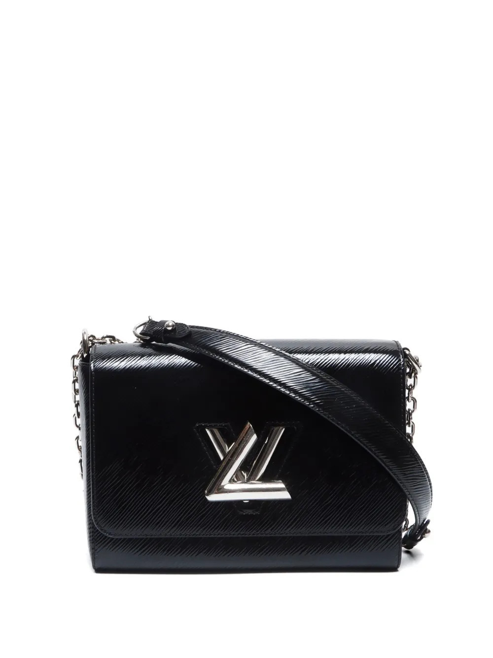 Louis Vuitton Pre-Owned 2015 Twist MM shoulder bag - Black | Farfetch Global