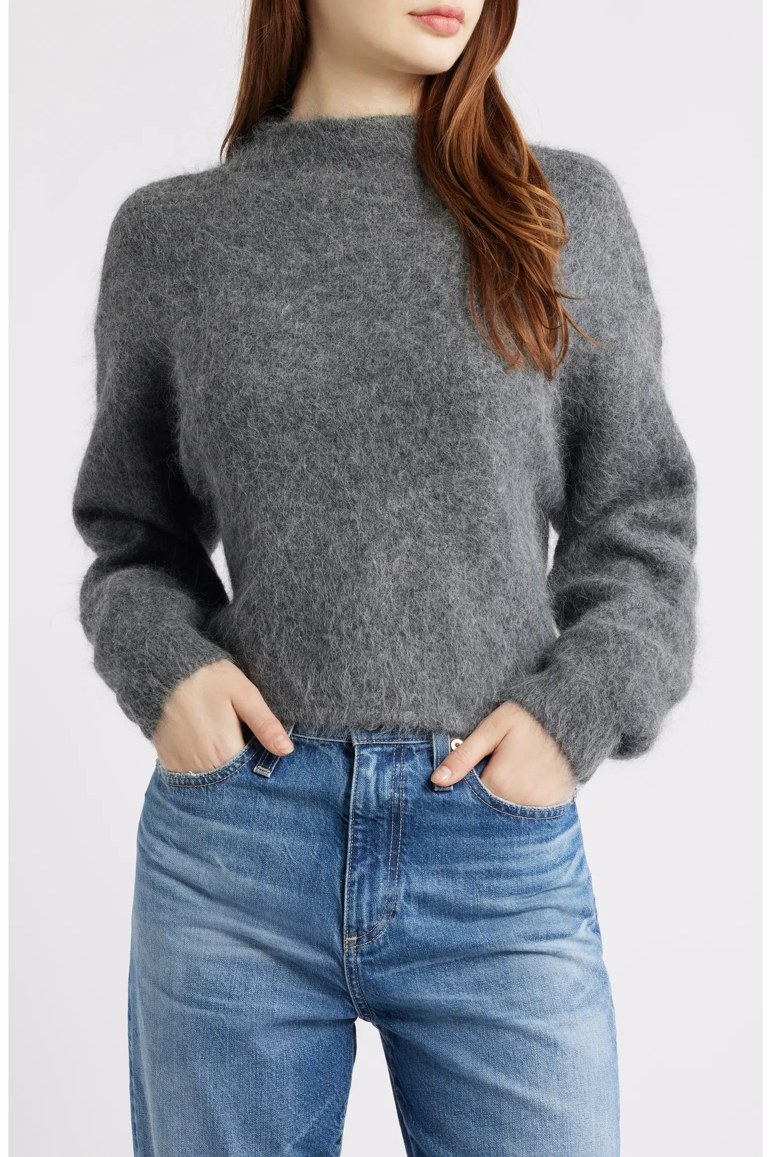 Suri Alpaca Blend Funnel Neck Sweater (Women) | Nordstrom | Nordstrom