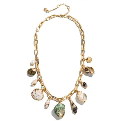 BaubleBar All At Sea Charm Necklace in Gold Multi at Nordstrom | Nordstrom