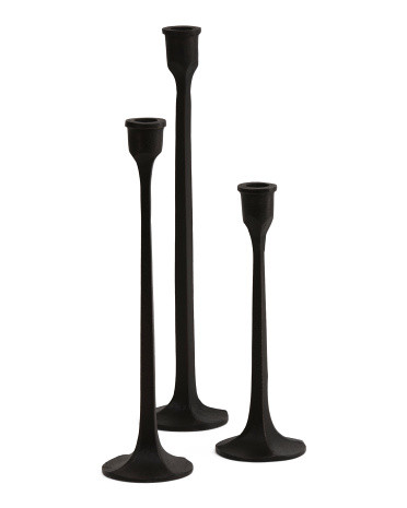 3pc Modern Taper Candleholder Set | TJ Maxx