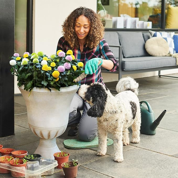 Worth Garden Plastic Urn Planters for Outdoor Plants, Tree 22'' Tall 2 Pack Round Classic Resin F... | Amazon (US)