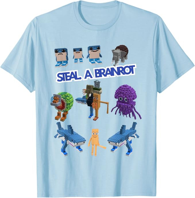 Steal a Brain Rot Fan Merch T-Shirt | Amazon (US)