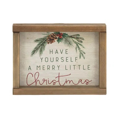 Have Yourself a Merry Little Christmas Wood Framed Sign | Wayfair North America