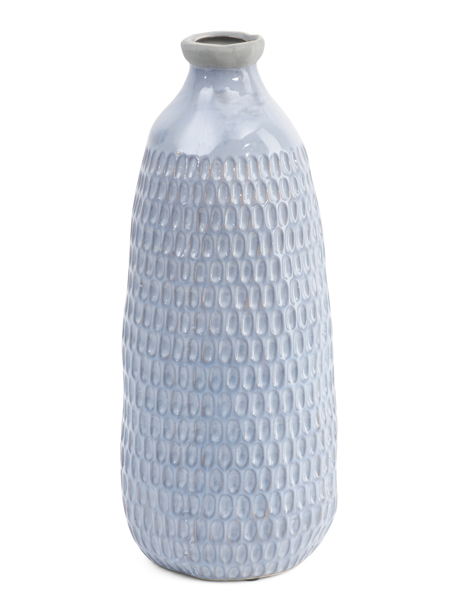 16in Organic Ceramic Dimpled Vase | TJ Maxx