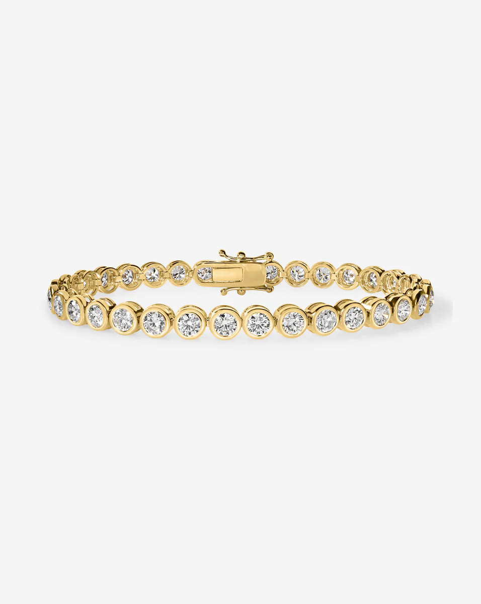 Bezel Diamond Tennis Bracelet | Ring Concierge